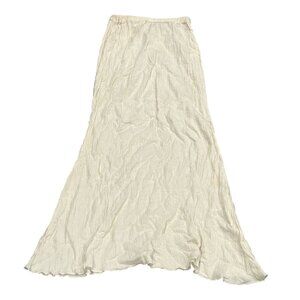 Savannah Morrow Cotton Gauze Maxi Skirt in Cream